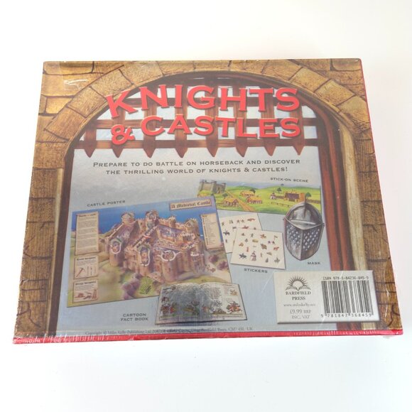 Knights and Castles - Fun Fact Book, Stickers, Giant Castle Poster - British UK - Picture 4 of 11